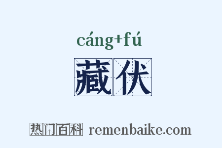 藏伏是什么意思的图片